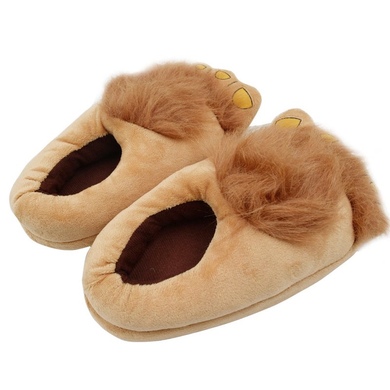 Ibeauti Little Kids Furry Monster Adventure Slippers, Comfortable Novelty Warm Winter Hobbit Feet Costume Slippers for Boys Girls - Image 4
